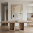 Rectangular Travertine Dining Table | OROA Modern Roma