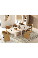 Rectangular Travertine Dining Table | OROA Modern Roma | Oroatrade.com