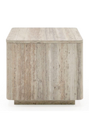 Travertine End Table | OROA Modern Roma