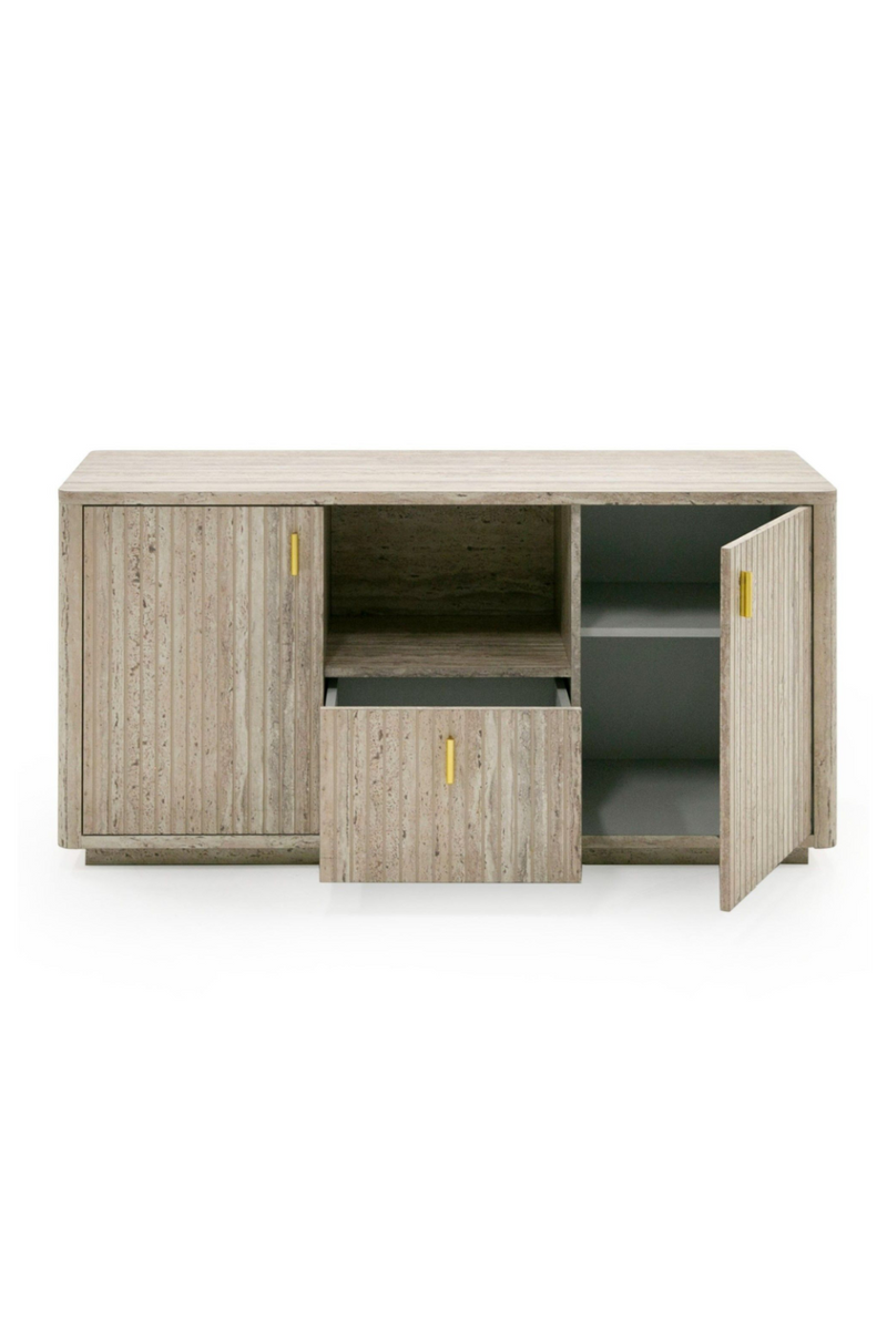 Travertine Horizontal File Cabinet | OROA Modern Roma | Oroatrade.com