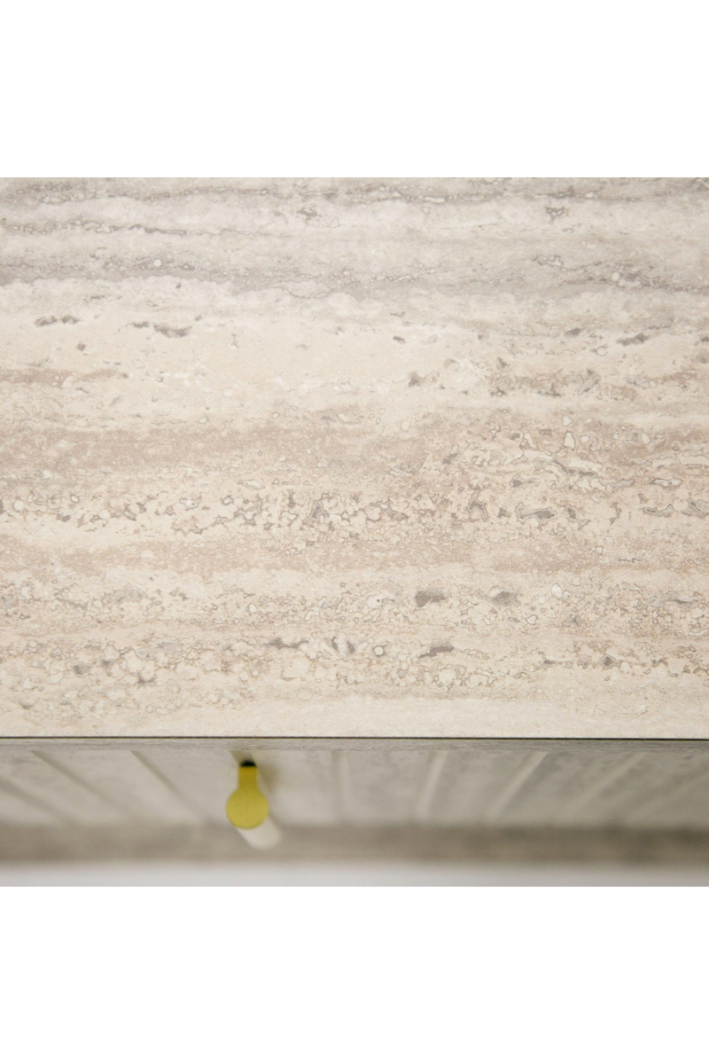 Travertine 1-Drawer Nightstand | OROA Modern Roma | Oroatrade.com