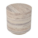 Travertine End Table | OROA Modern Roma