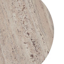 Travertine End Table | OROA Modern Roma