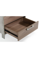Brown Oak 2-Drawer Nightstand | OROA Modern Boston | Oroatrade.com
