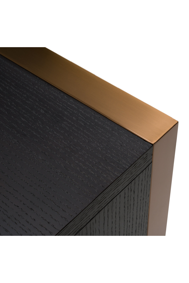 Rosegold Framed 3-Drawer Desk | OROA Modern Fauna | Oroatrade.com