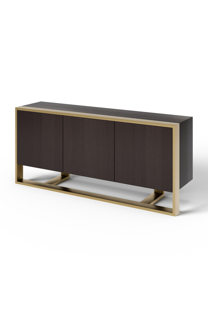 Wenge Veneer 3-Door Sideboard | OROA Modern Fauna | Oroatrade.com