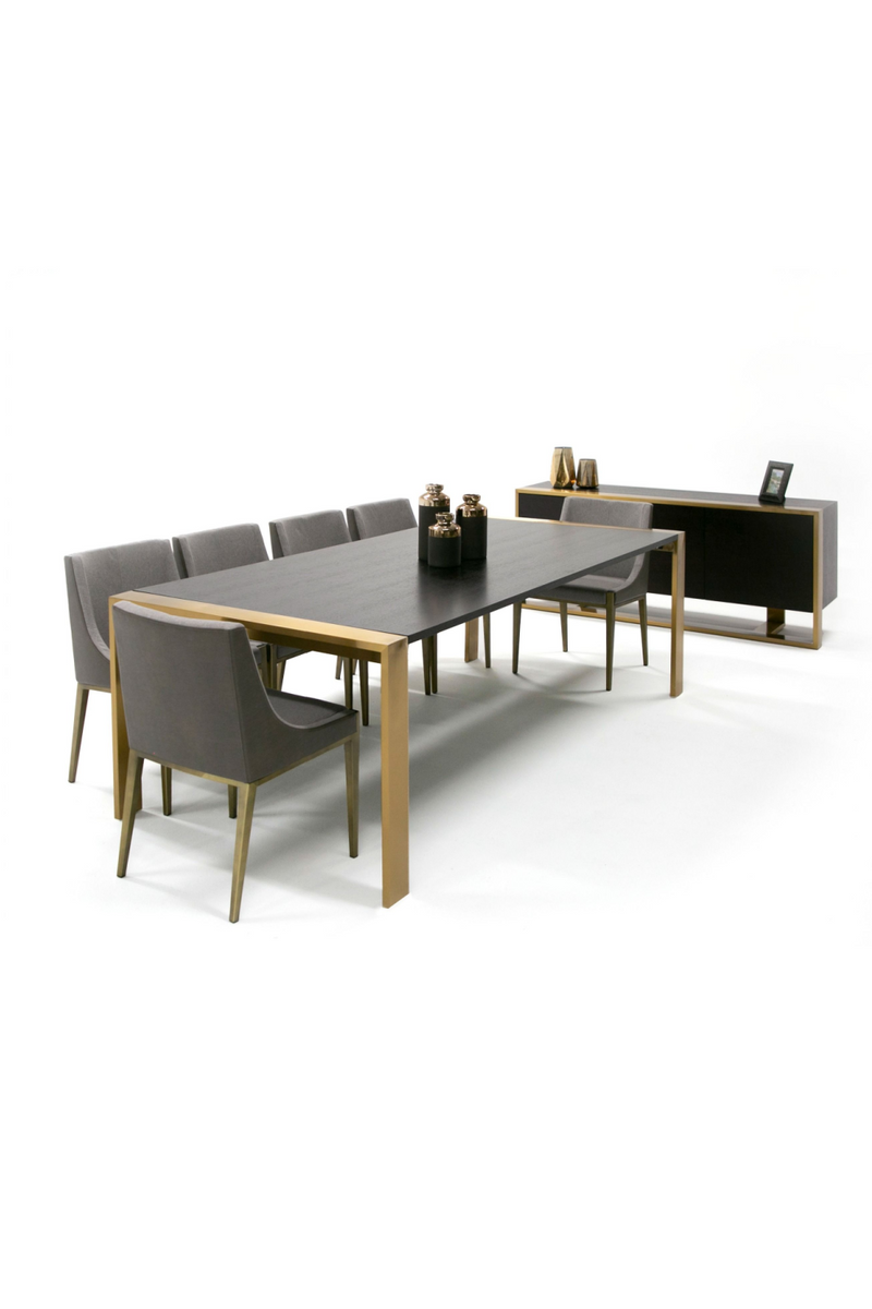 Wenge Veneer Dining Table | OROA Modern Fauna | Oroatrade.com