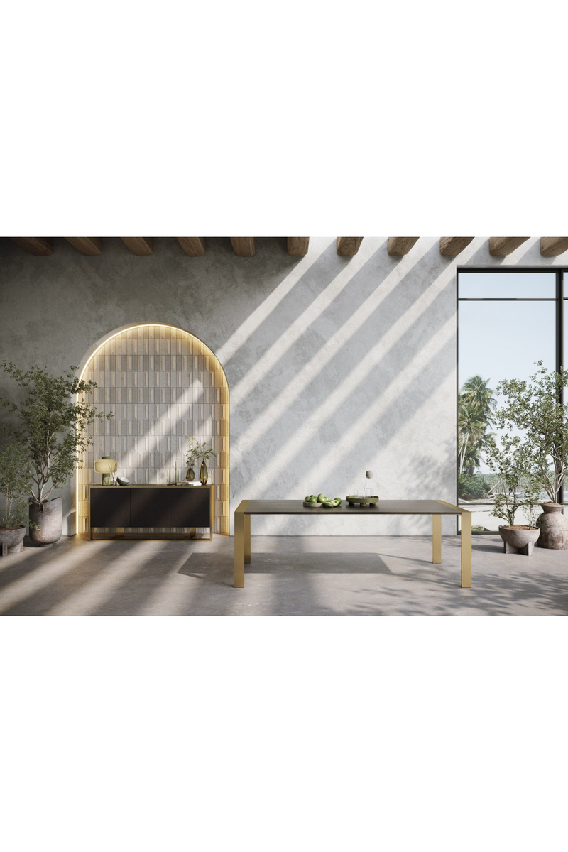 Wenge Veneer Dining Table | OROA Modern Fauna | Oroatrade.com