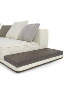 Ivory Sectional Sofa with Coffee Table | OROA Modern Siret | Oroatrade.com