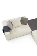 Ivory Sectional Sofa with Coffee Table | OROA Modern Siret | Oroatrade.com