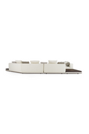 Ivory Sectional Sofa with Coffee Table | OROA Modern Siret | Oroatrade.com
