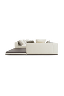 Ivory Sectional Sofa with Coffee Table | OROA Modern Siret | Oroatrade.com