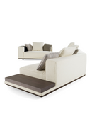Ivory Sectional Sofa with Coffee Table | OROA Modern Siret | Oroatrade.com