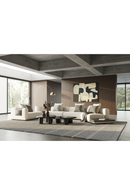 Ivory Sectional Sofa with Coffee Table | OROA Modern Siret | Oroatrade.com