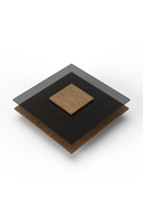 Glass & Wood Coffee Table | OROA Modern Clarion | Oroatrade.com