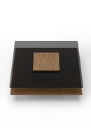 Glass & Wood Coffee Table | OROA Modern Clarion | Oroatrade.com
