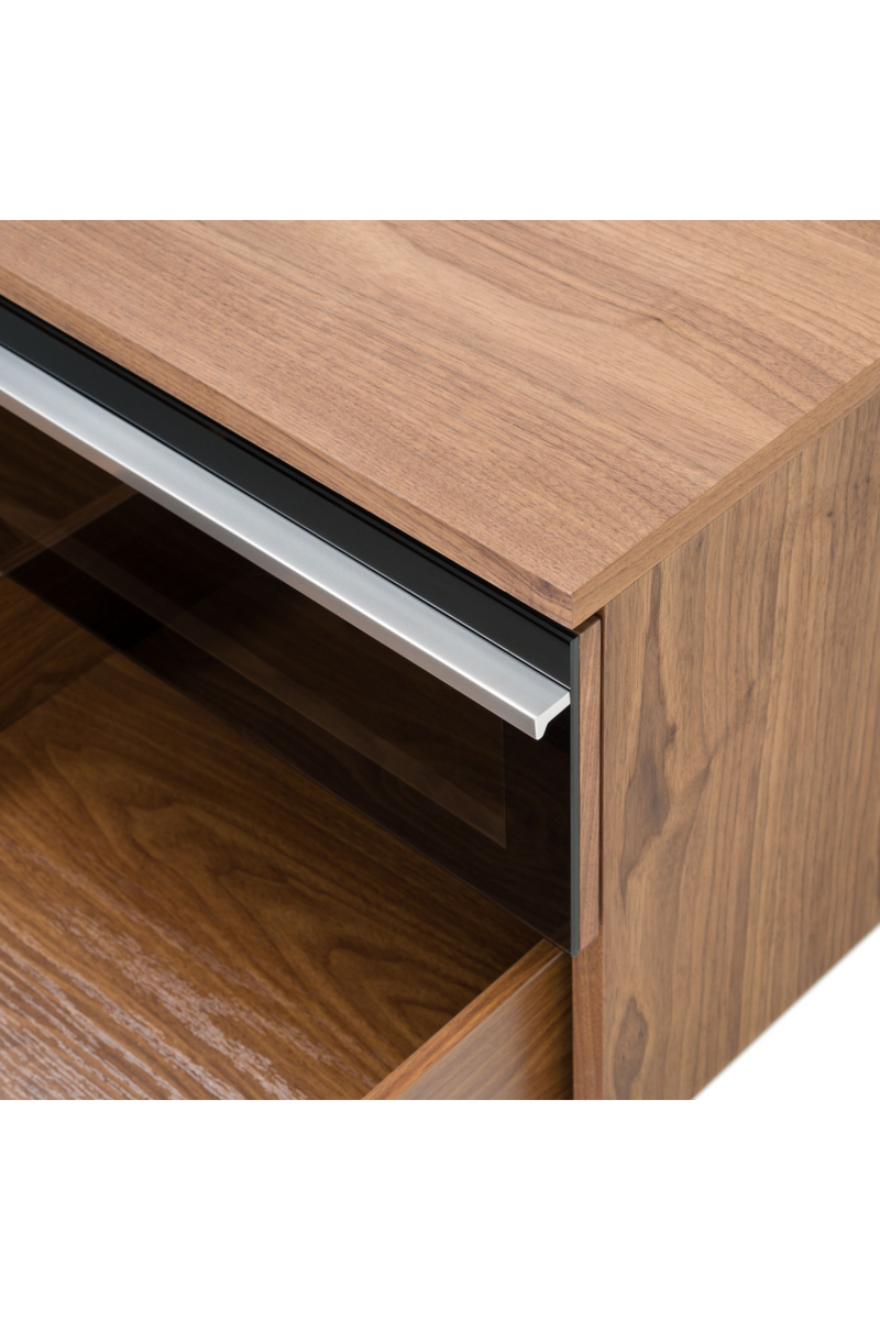 White & Walnut TV Stand | OROA Modern Karlstad | Oroatrade.com