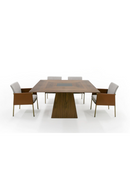 Pedestal Base Square Dining Table | OROA Modern Cora | Oroatrade.com