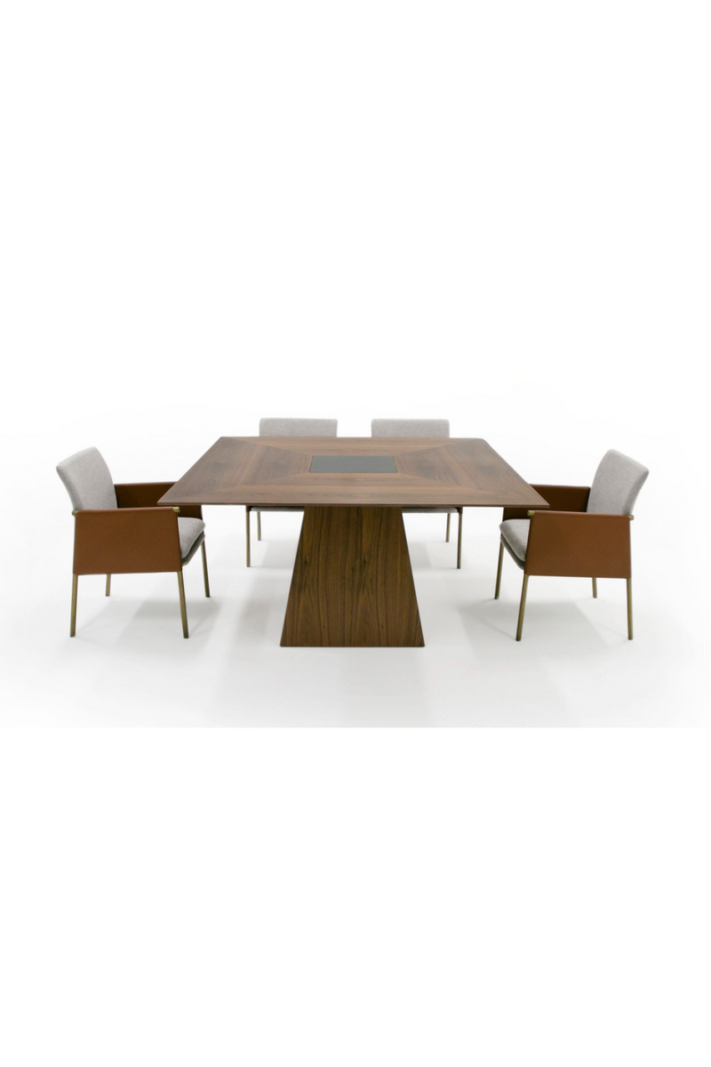 Pedestal Base Square Dining Table | OROA Modern Cora | Oroatrade.com