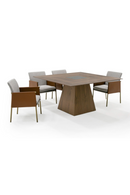 Pedestal Base Square Dining Table | OROA Modern Cora | Oroatrade.com