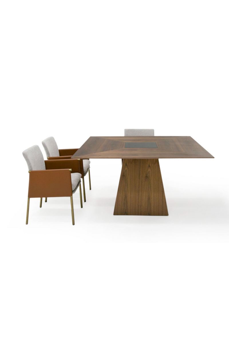 Pedestal Base Square Dining Table | OROA Modern Cora | Oroatrade.com
