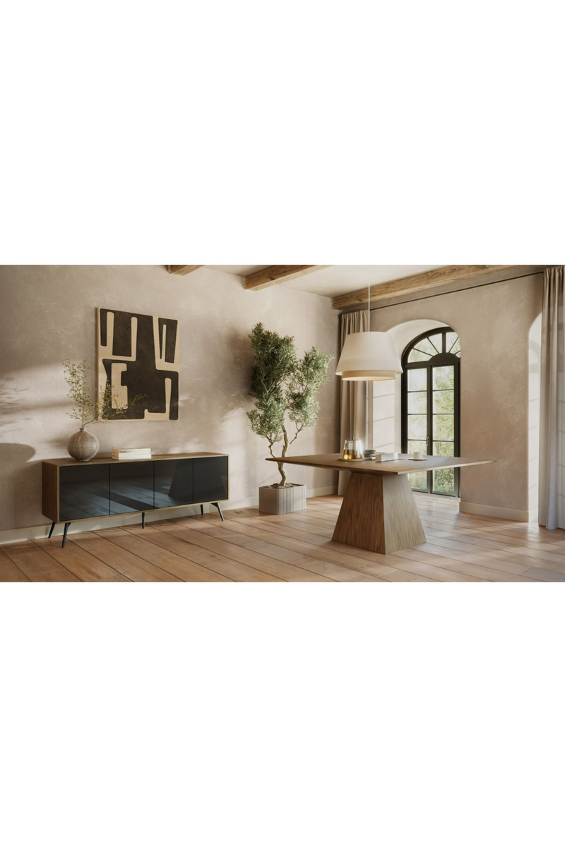 Pedestal Base Square Dining Table | OROA Modern Cora | Oroatrade.com