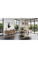 Rectangular Walnut Dining Table | OROA Modern Gilroy | Oroatrade.com