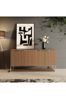 Walnut 4-Door Sideboard | OROA Modern Heloise | Oroatrade.com