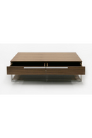 Walnut Veneer 2-Drawer Coffee Table | OROA Modern Heloise | Oroatrade.com