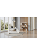 Glossy White 3-Drawer Desk | OROA Modern Chelsey  | Oroatrade.com