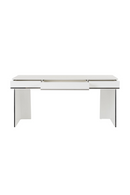 Glossy White 3-Drawer Desk | OROA Modern Chelsey  | Oroatrade.com