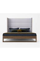 Gray Wingback Bed | OROA Modern Heloise