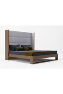 Gray Wingback Bed | OROA Modern Heloise