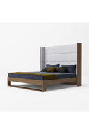 Gray Wingback Bed | OROA Modern Heloise