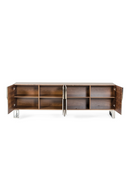 Walnut Veneer 4-Door Sideboard | OROA Modern Gilroy | Oroatrade.com