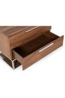 Walnut Veneer 2-Drawer Nightstand | OROA Modern Heloise | Oroatrade.com