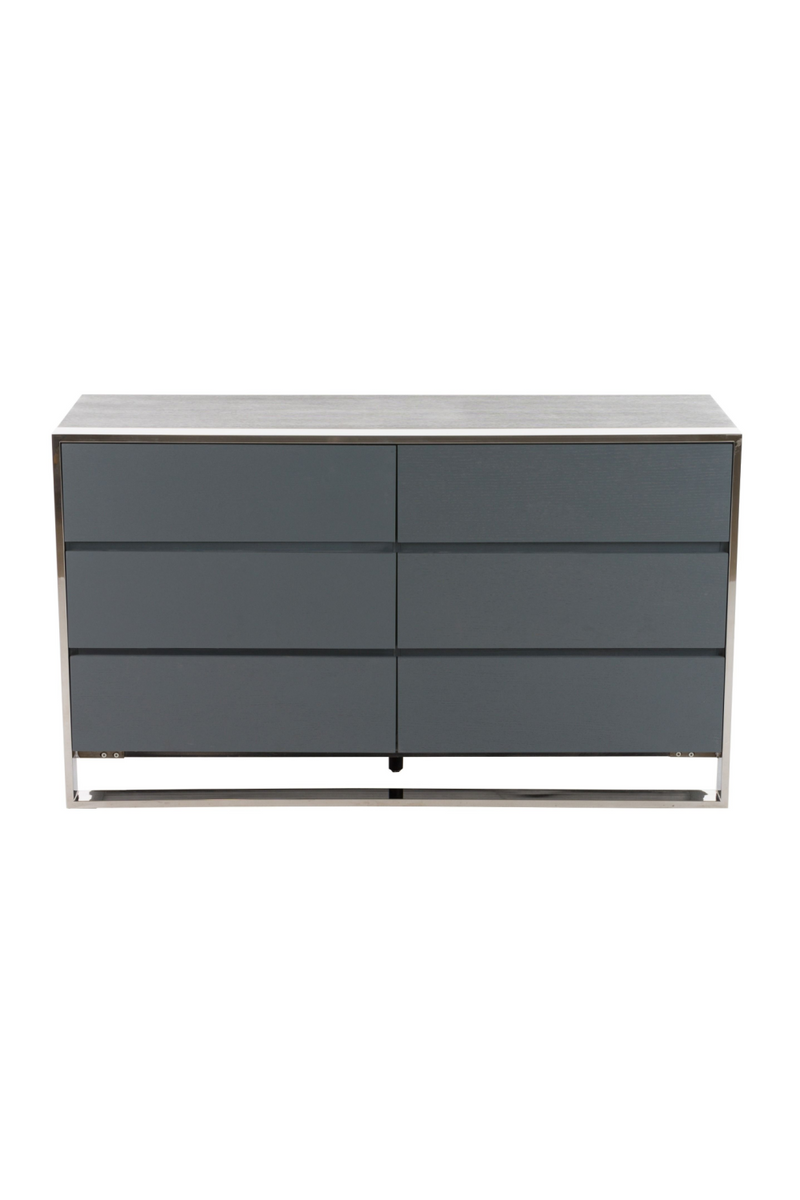 Gray Elm 6-Drawer Dresser | OROA Modern Jolene | Oroatrade.com