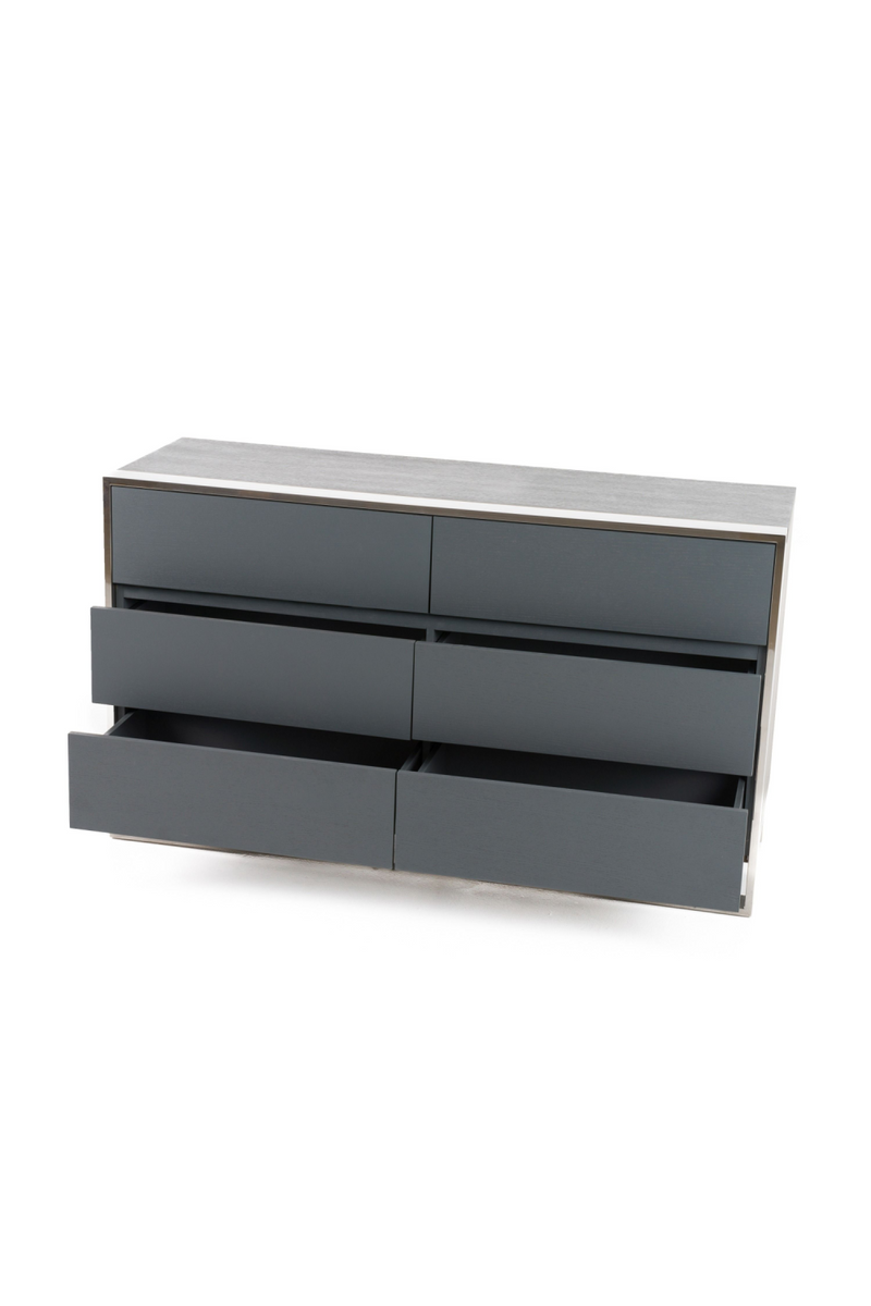 Gray Elm 6-Drawer Dresser | OROA Modern Jolene | Oroatrade.com