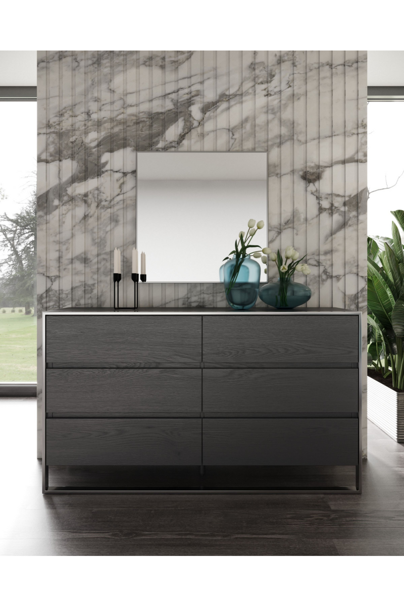 Gray Elm 6-Drawer Dresser | OROA Modern Jolene | Oroatrade.com