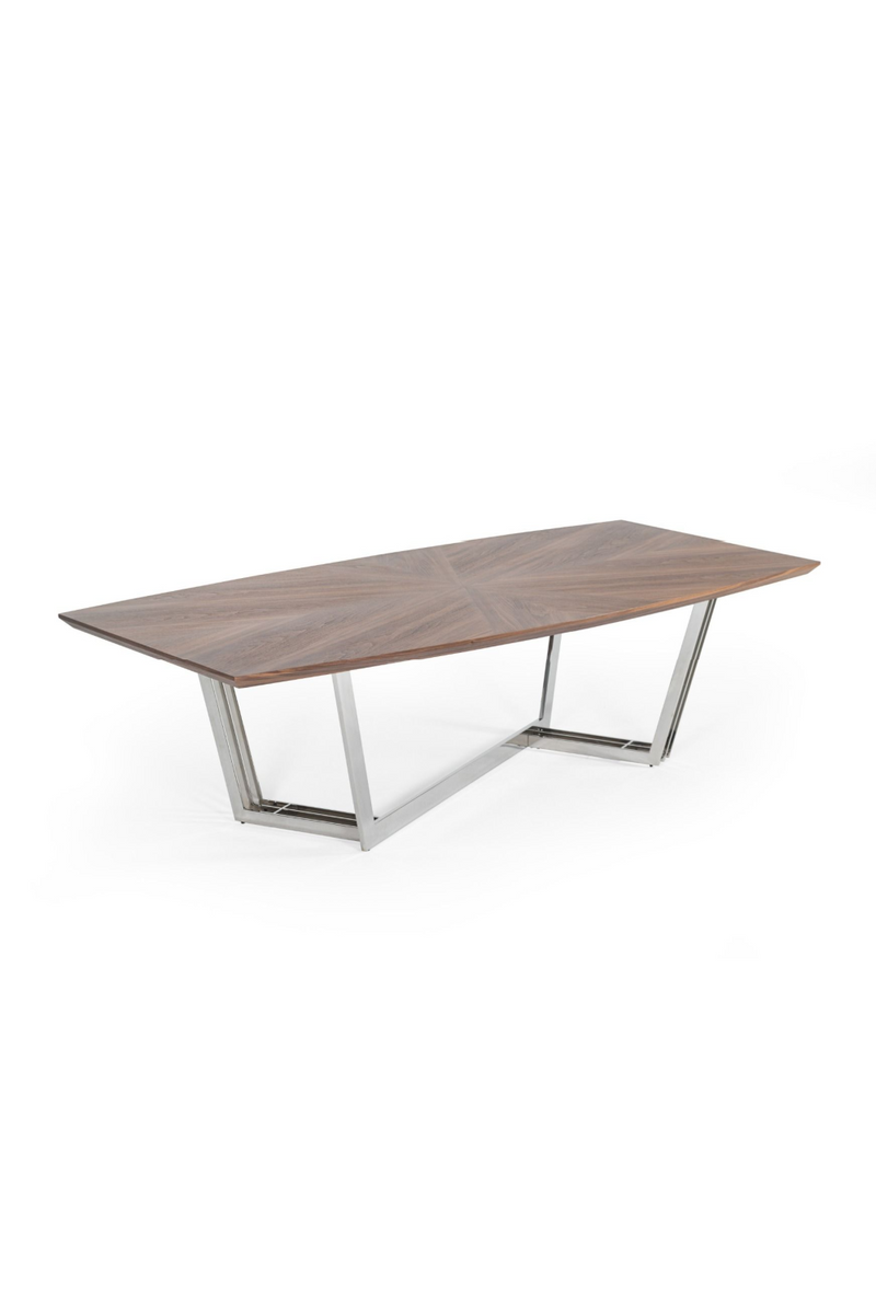 Stainless Steel Base Dining Table | OROA Modern Gilroy | Oroatrade.com
