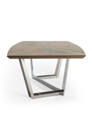 Stainless Steel Base Dining Table | OROA Modern Gilroy | Oroatrade.com