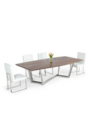 Stainless Steel Base Dining Table | OROA Modern Gilroy | Oroatrade.com