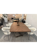 Stainless Steel Base Dining Table | OROA Modern Gilroy | Oroatrade.com