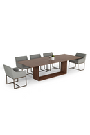 Walnut Veneer Dining Table | OROA Modern Channa | Oroatrade.com