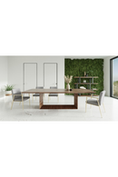 Walnut Veneer Dining Table | OROA Modern Channa | Oroatrade.com