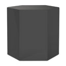 Hexagonal Gray End Table M | OROA Modern Newmont