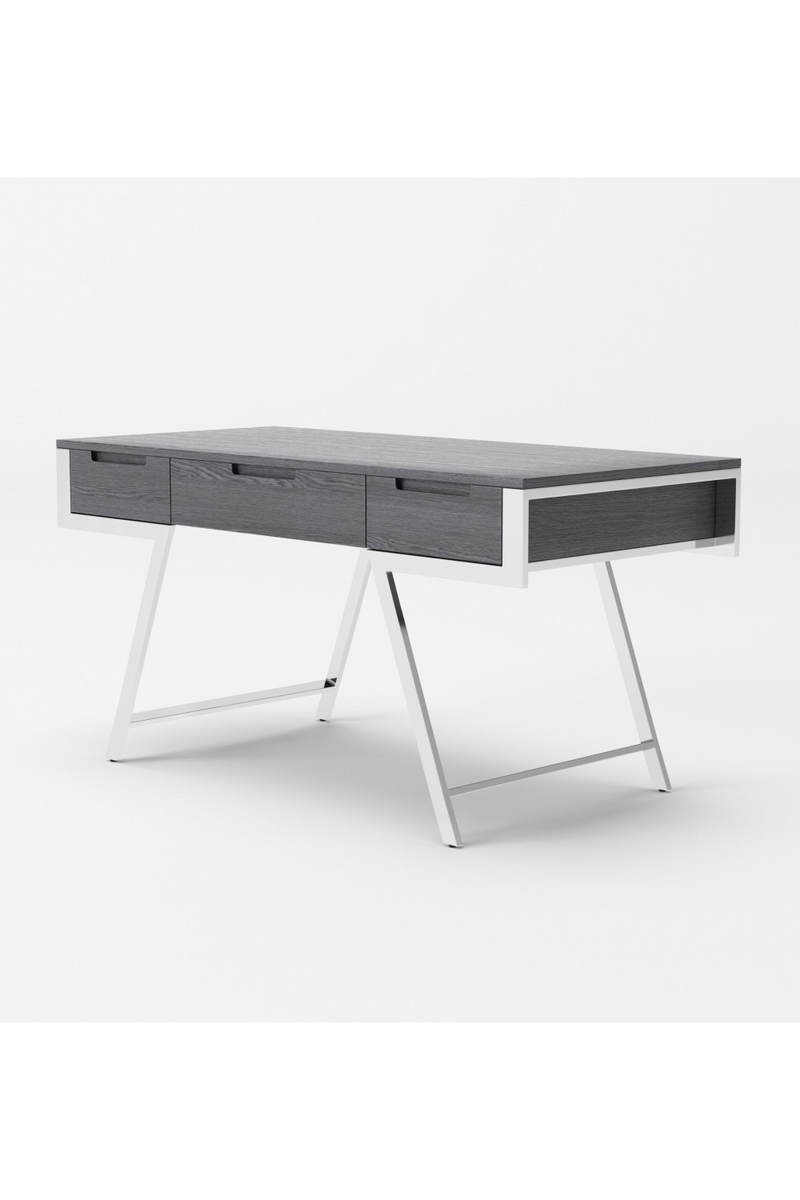 Gray Elm Office Desk | OROA Modern Dessart | Oroatrade.com