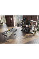 Gray Elm Office Desk | OROA Modern Dessart | Oroatrade.com