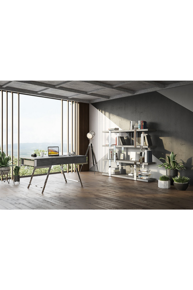 Gray Elm Office Desk | OROA Modern Dessart | Oroatrade.com