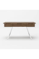 American Walnut 3-Drawer Desk | OROA Modern Dessart | Oroatrade.com